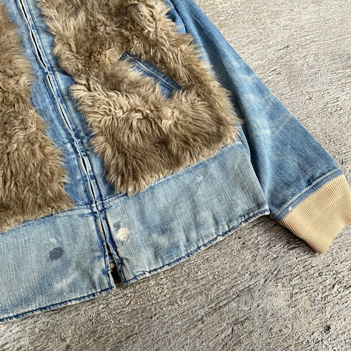 Kapital RARE Kapital Boro Fur Denim Jacket Size US M / EU 48-50 / 2 - 7 Thumbnail