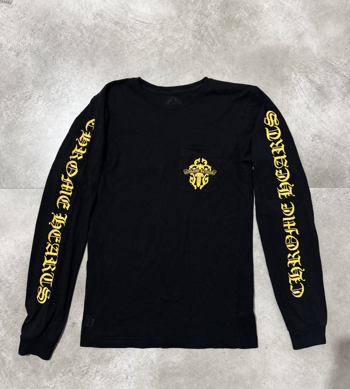 Chrome hearts yellow print long sleeve
