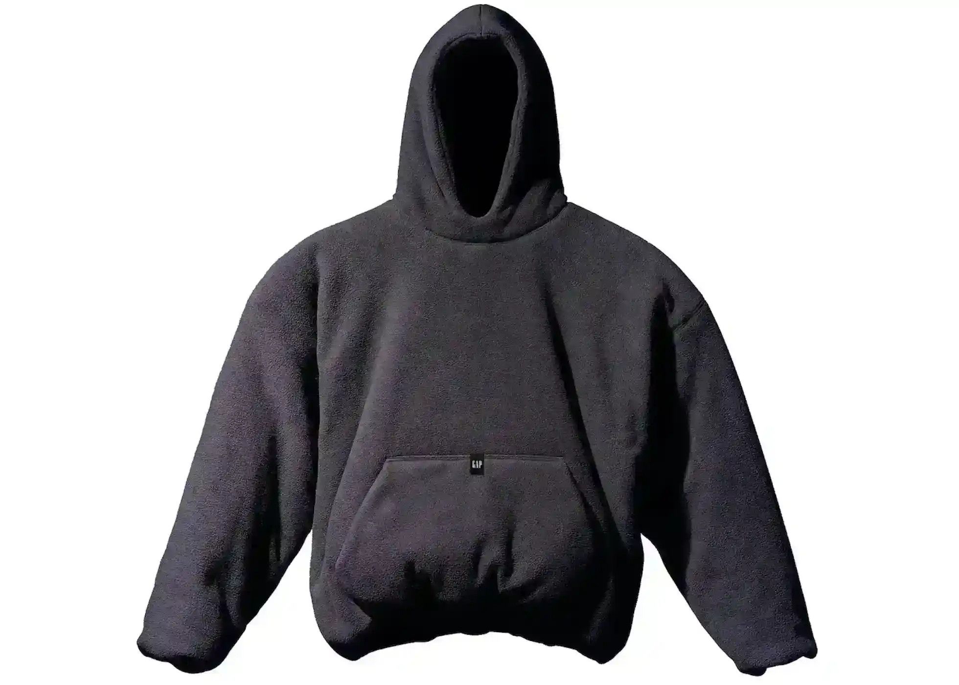 Image of Balenciaga Gap Fleece Hoodie in Black, Men's (Size XS)