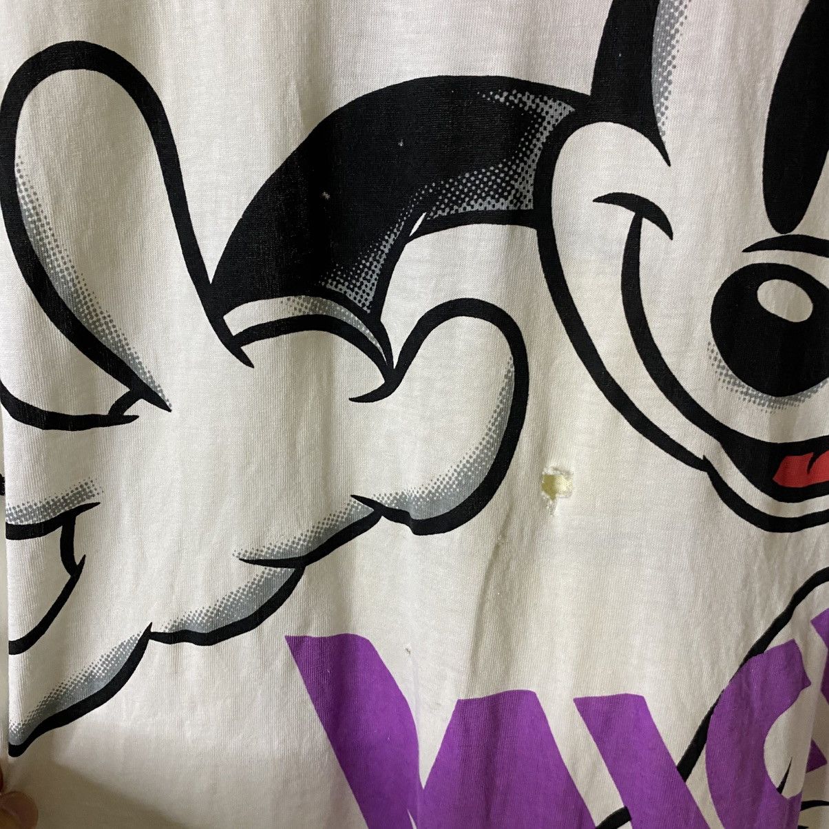 Mickey Mouse Vintage 1990s Walt Disney Company Mirror Print Graphic Tee Size US M / EU 48-50 / 2 - 4 Thumbnail