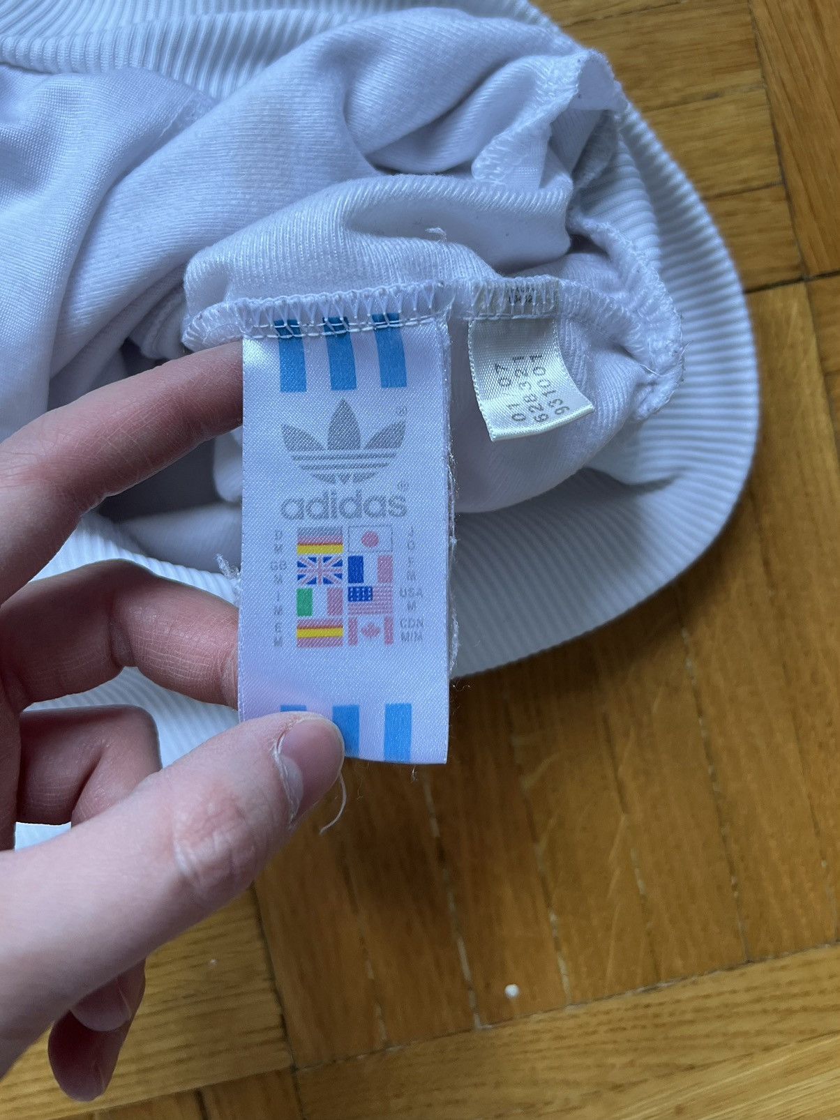 Adidas × Vintage Sweatshirt Adidas Lampas Multi Logo Zipped Vintage 90’s 00’s Size US M / EU 48-50 / 2 - 3 Thumbnail