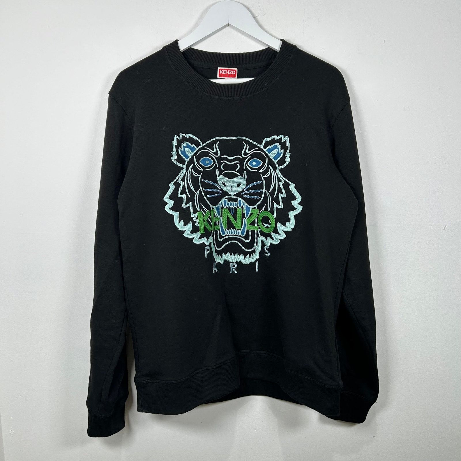 Kenzo Kenzo Embroidered Logo Crewneck Size M Size US M / EU 48-50 / 2 - 1 Thumbnail