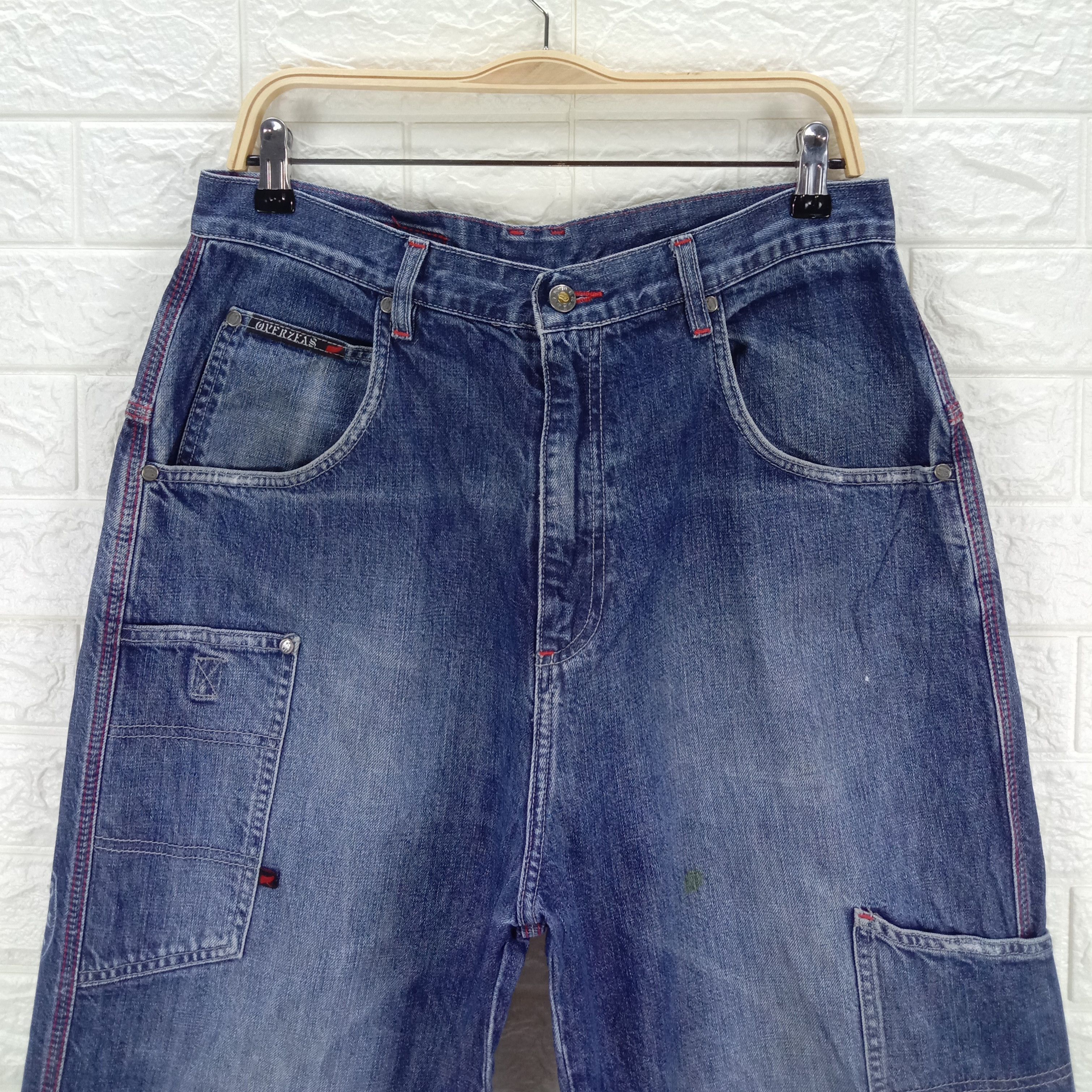 Japanese Brand Baggy Jeans Japanese Multi Pocket Cargo Wide Denim Size US 32 / EU 48 - 2 Thumbnail
