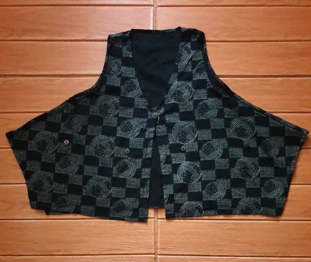 If Six Was Nine 🔥Harajuku Japanese style streetwear checkered vest Size US L / EU 52-54 / 3 - 1 Thumbnail