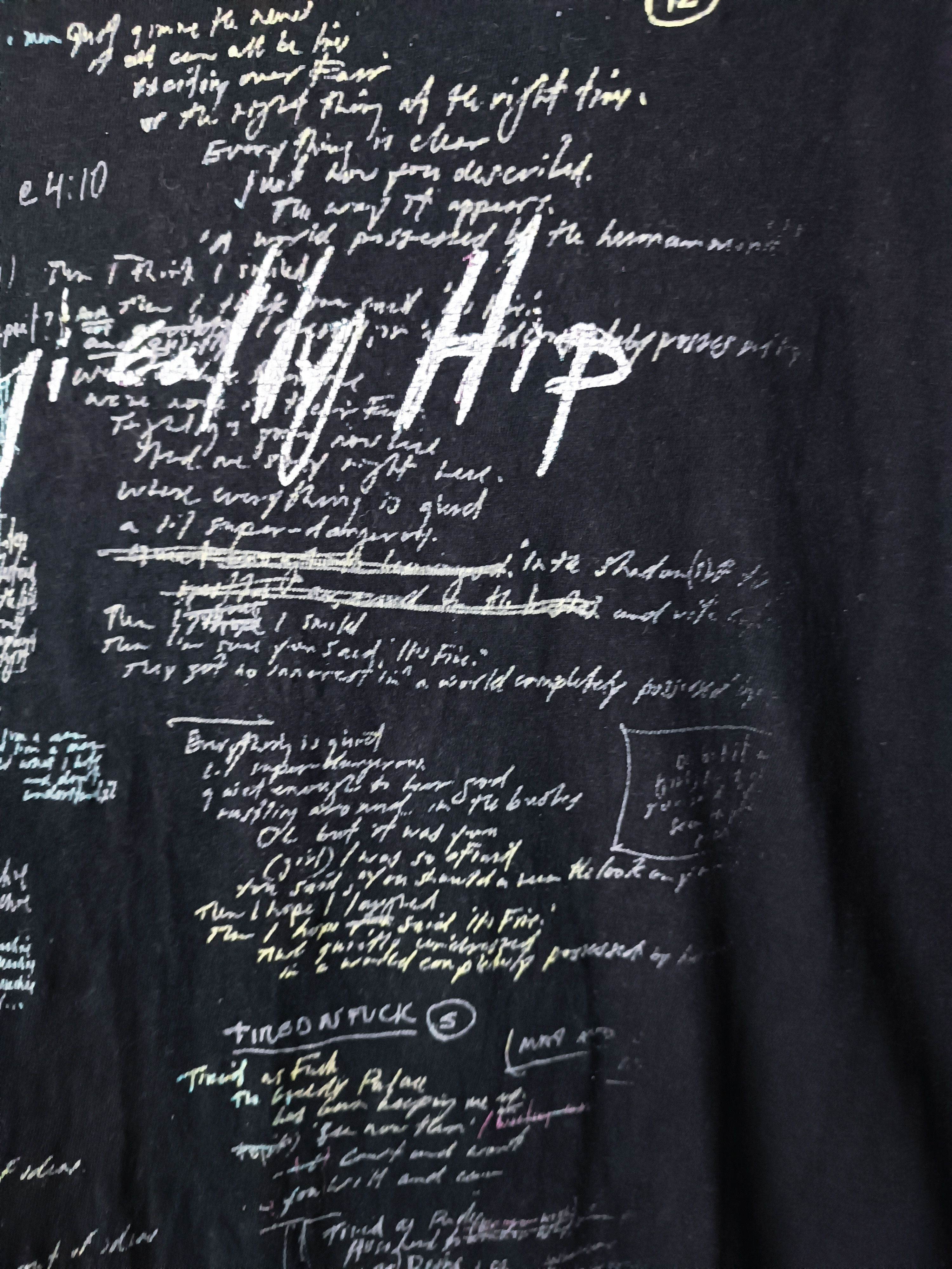 Band Tees VINTAGE THE TRAGICALLY HIP MAN MACHINE POEM TEE VERY RARE Size US XL / EU 56 / 4 - 19 Thumbnail