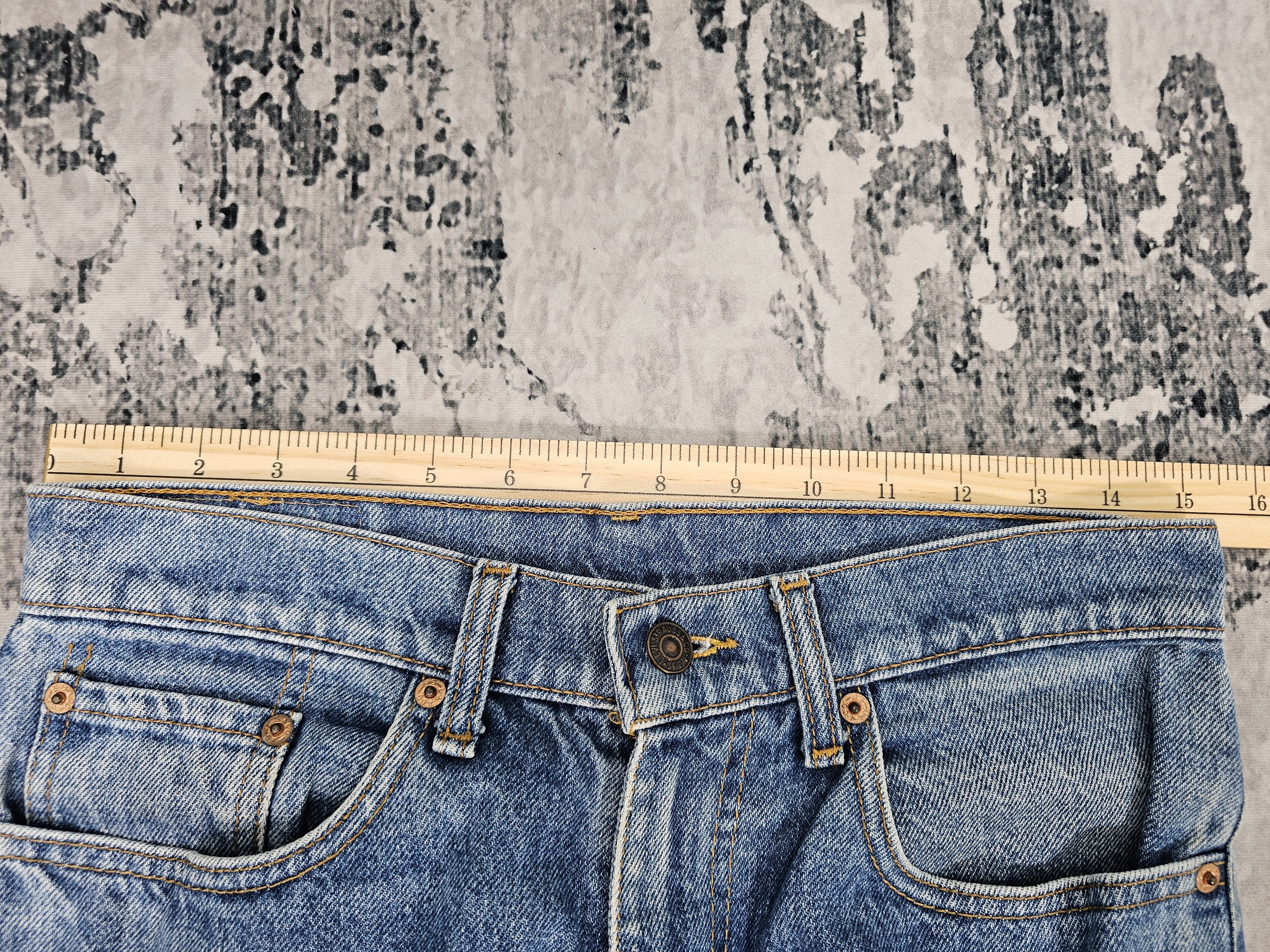 Levi's Vintage Clothing Vtg LEVIS 505 Straight Cut Faded Blue Jeans L0558 Size 30X29 Size US 30 / EU 46 - 14 Thumbnail