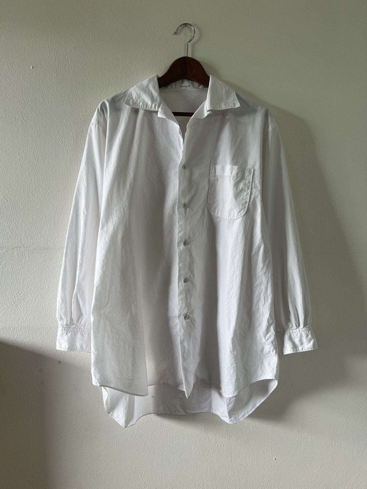 Yohji Yamamoto Vintage 90s Yohji Yamamoto Long Shirt Size US M / EU 48-50 / 2 - 2 Thumbnail