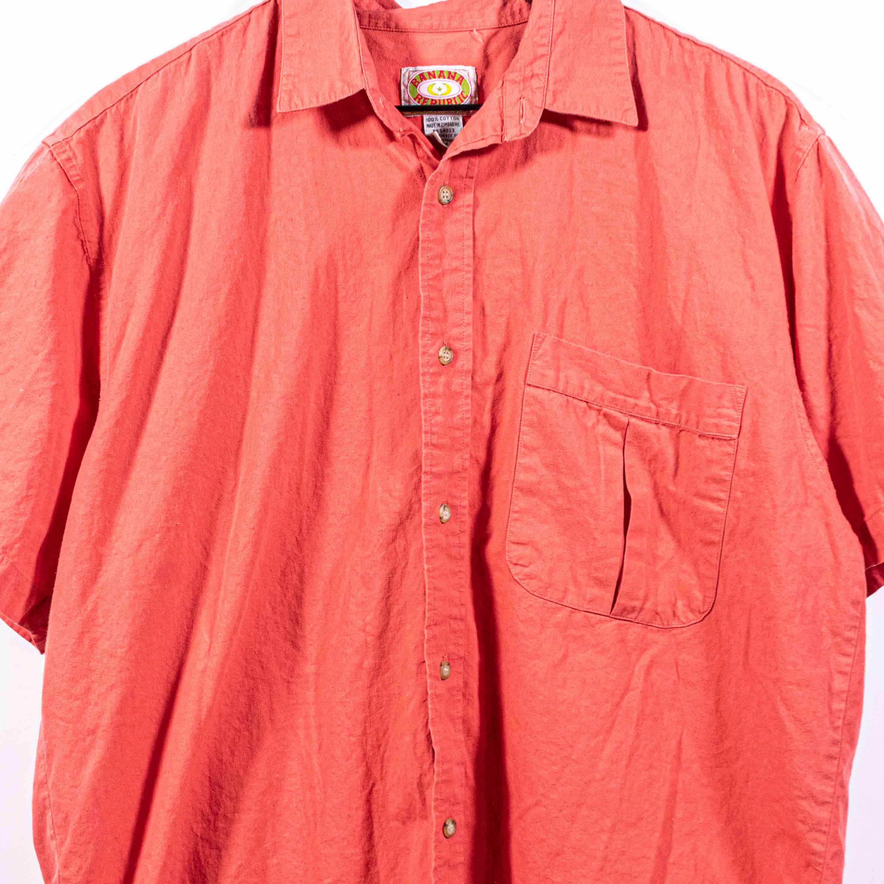 Banana Republic Banana Republic Safari Short Sleeve Button Shirt VTG Size US M / EU 48-50 / 2 - 3 Thumbnail