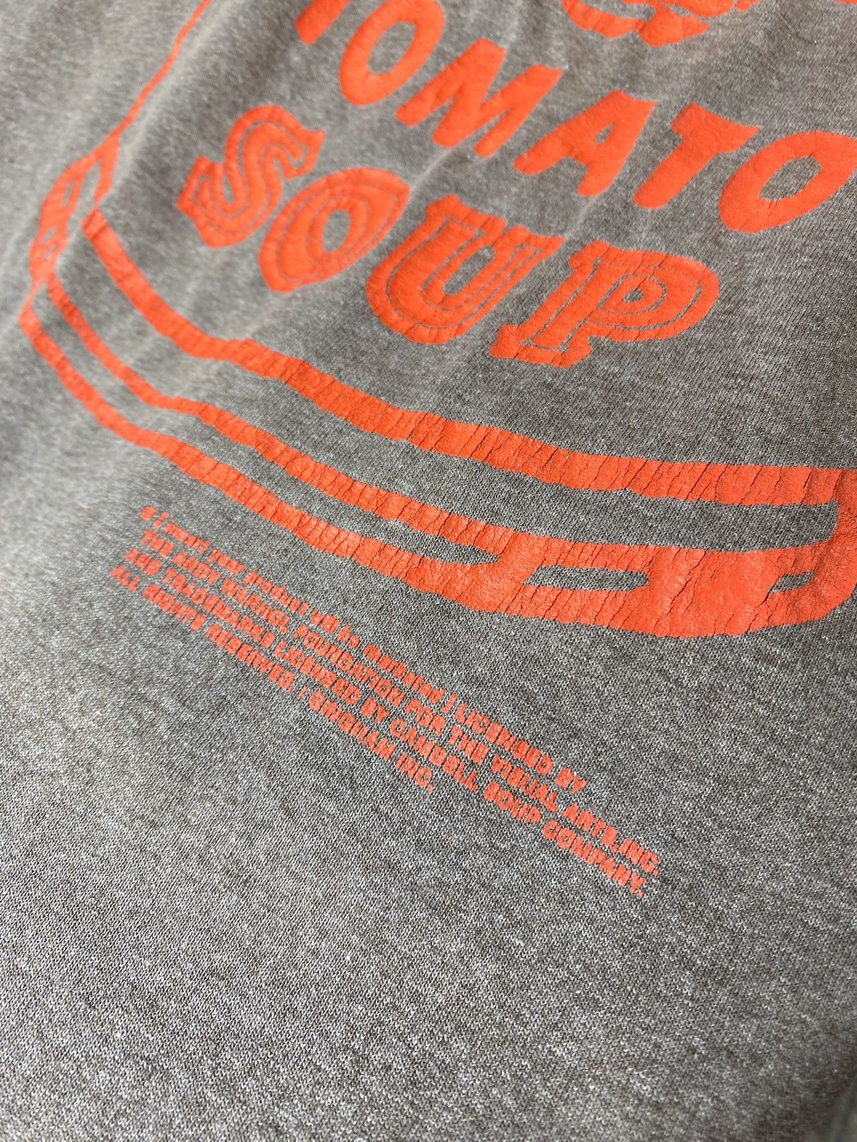 Band Tees × Vintage Vintage 1990’s Campbells Tomato Soup Art T Shirt Size US XL / EU 56 / 4 - 4 Thumbnail