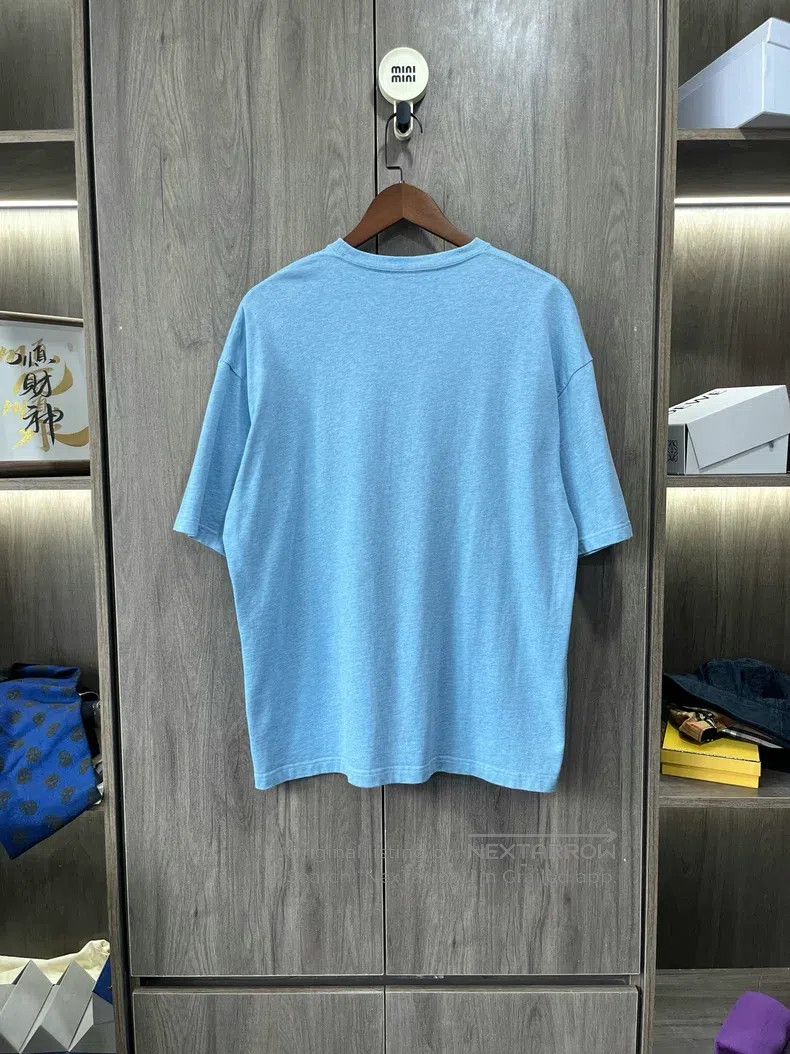 Balenciaga Balenciaga Haze Blue Snap Short Sleeve Size US XL / EU 56 / 4 - 8 Thumbnail