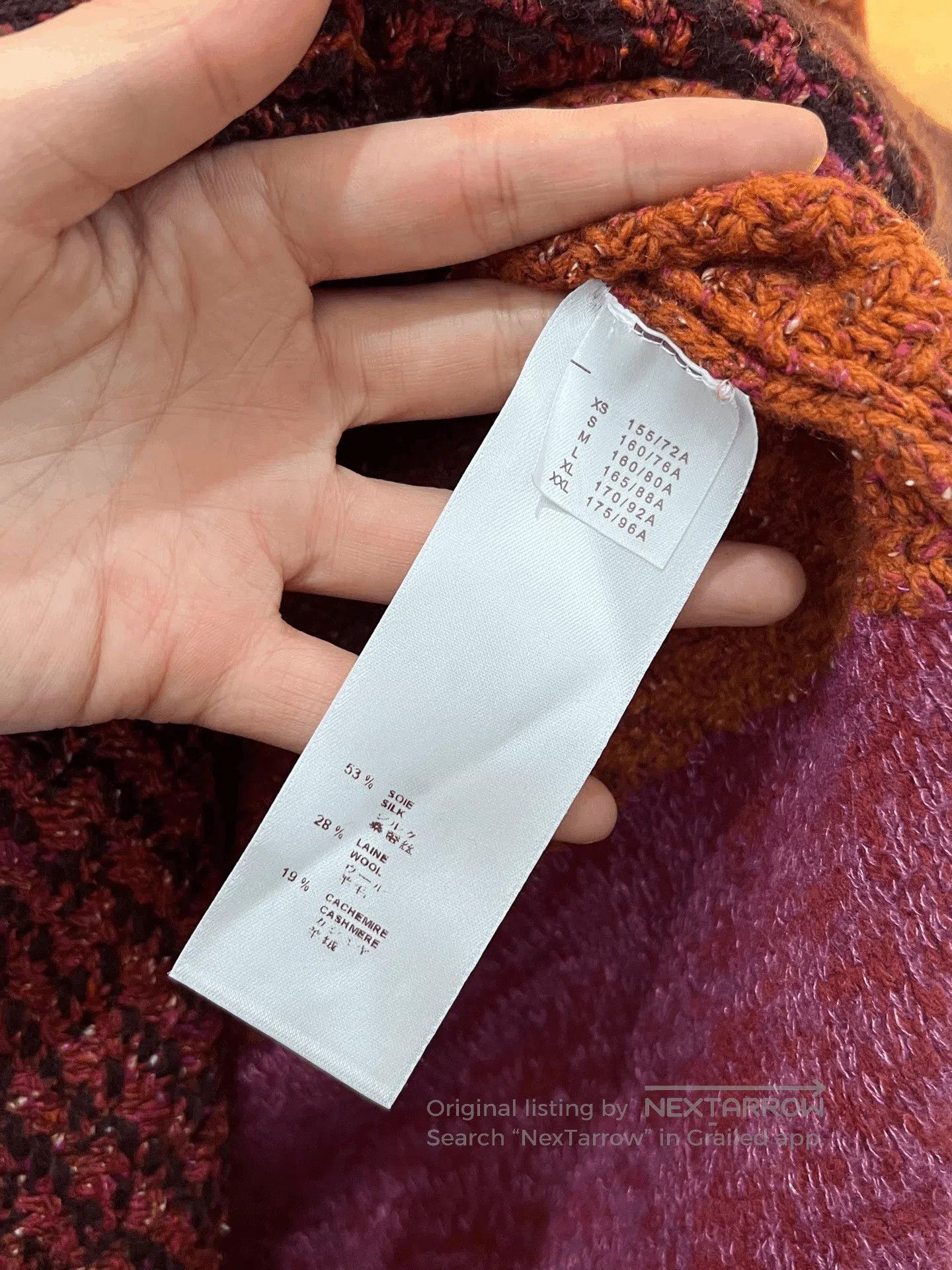 Louis Vuitton LV Color-Block Wool Blend Cardigan. Size L / US 10 / IT 46 - 5 Thumbnail