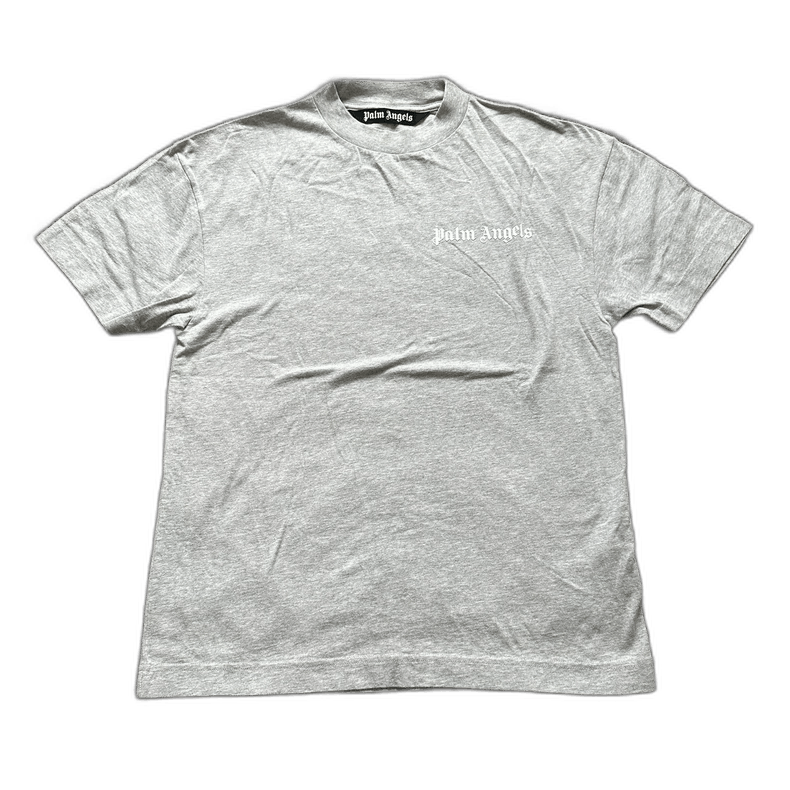 Palm Angels Palm Angels Gray Short Sleeve Shirt Size US S / EU 44-46 / 1 - 1 Thumbnail
