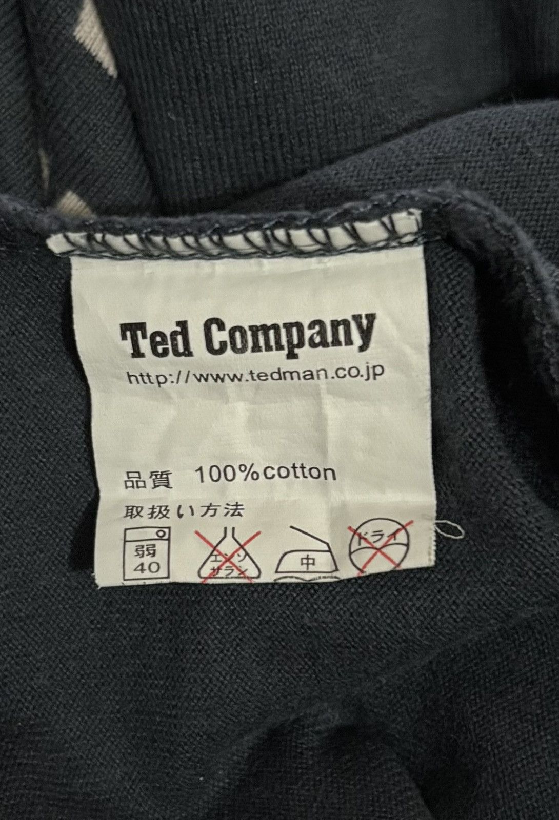 Japanese Brand Vintage Japanese Brand TEDMAN Over Print Long Sleeve Tee Size US M / EU 48-50 / 2 - 10 Thumbnail