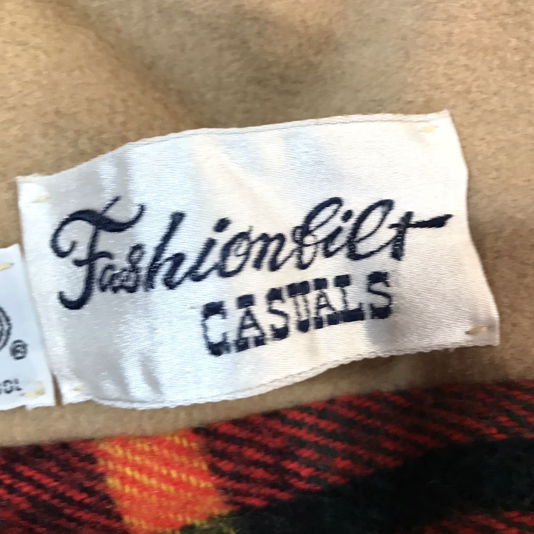 Vintage Fashionbilt Casuals Beige Wool Pea Coat Womens Medium Casual Travel Workwear USA Size M / US 6-8 / IT 42-44 - 3 Thumbnail