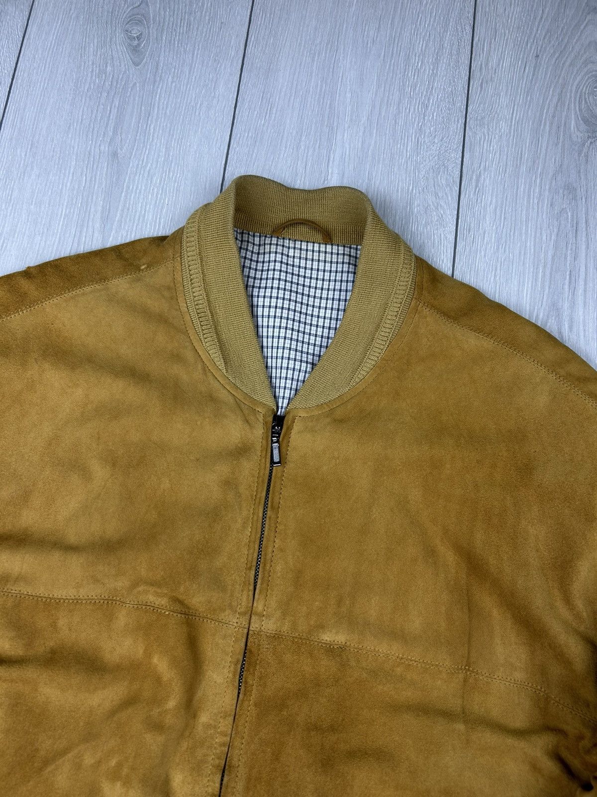 Vintage Vintage Leather Bomber Jacket size L - XL Size US L / EU 52-54 / 3 - 4 Thumbnail