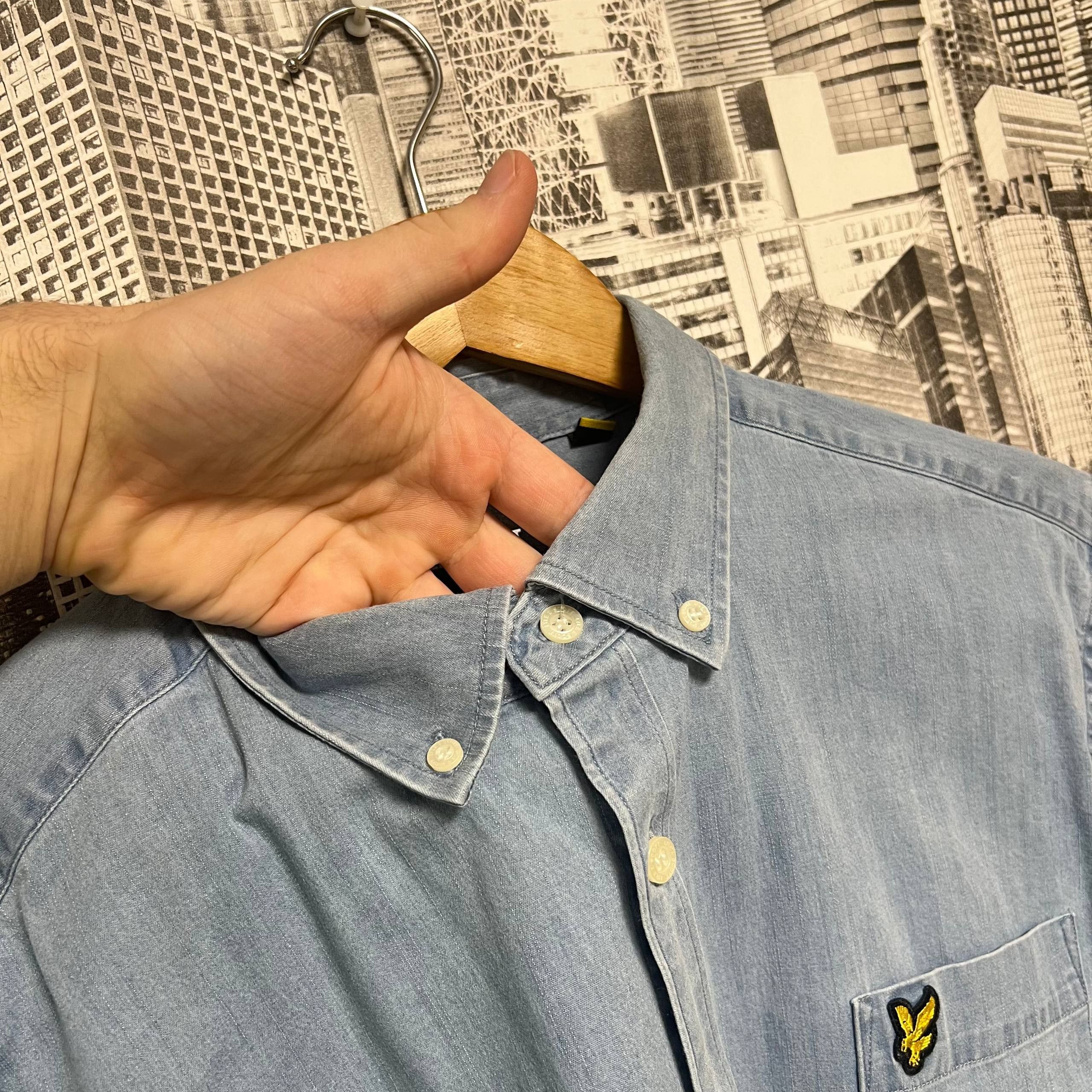 Lyle & Scott Lyle Scott Denim Button Ups Shirt Size L Size US L / EU 52-54 / 3 - 7 Thumbnail