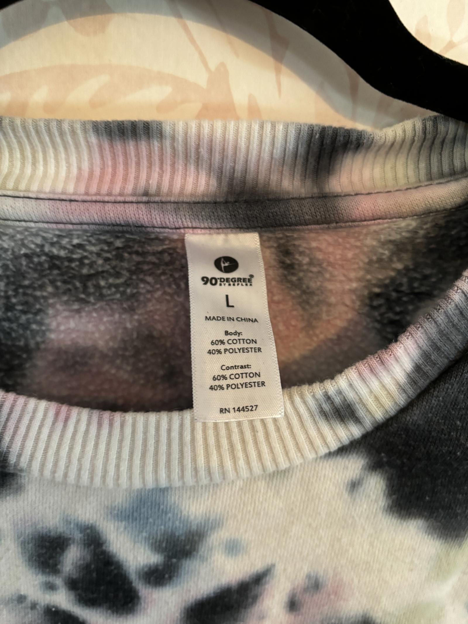 Designer EUC Nordstrom Trendy Tie-Dye Crew Neck Sweatshirt - Size L Size L / US 10 / IT 46 - 5 Thumbnail