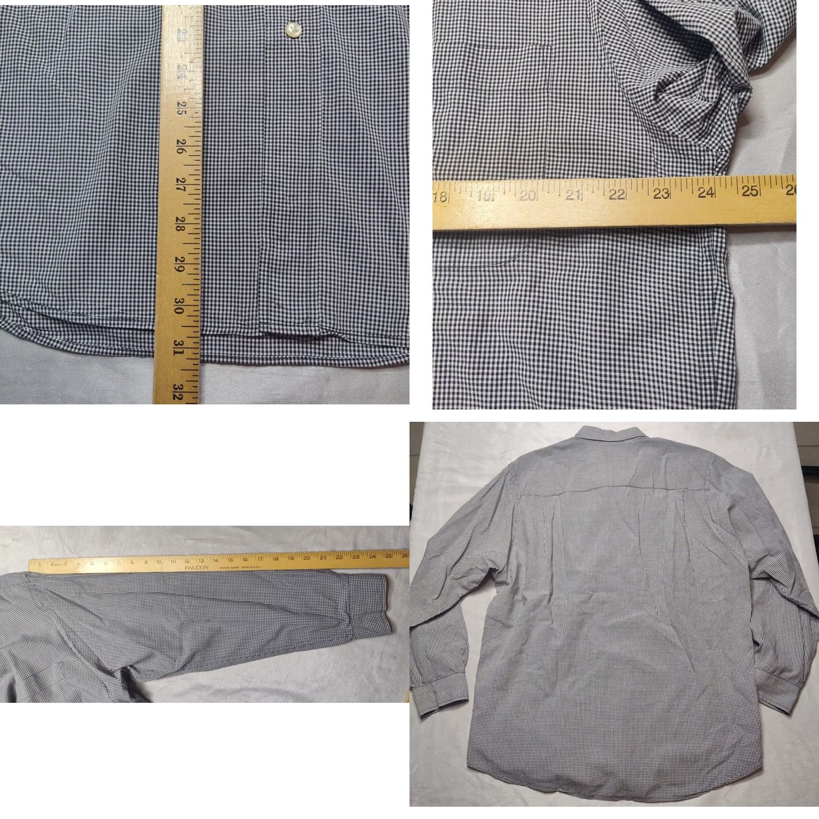 Eddie Bauer VTG Eddie Bauer Button-Down Shirt Men Medium Black White Mini Check Long Sleeve Casual Workwear Size US M / EU 48-50 / 2 - 8 Thumbnail