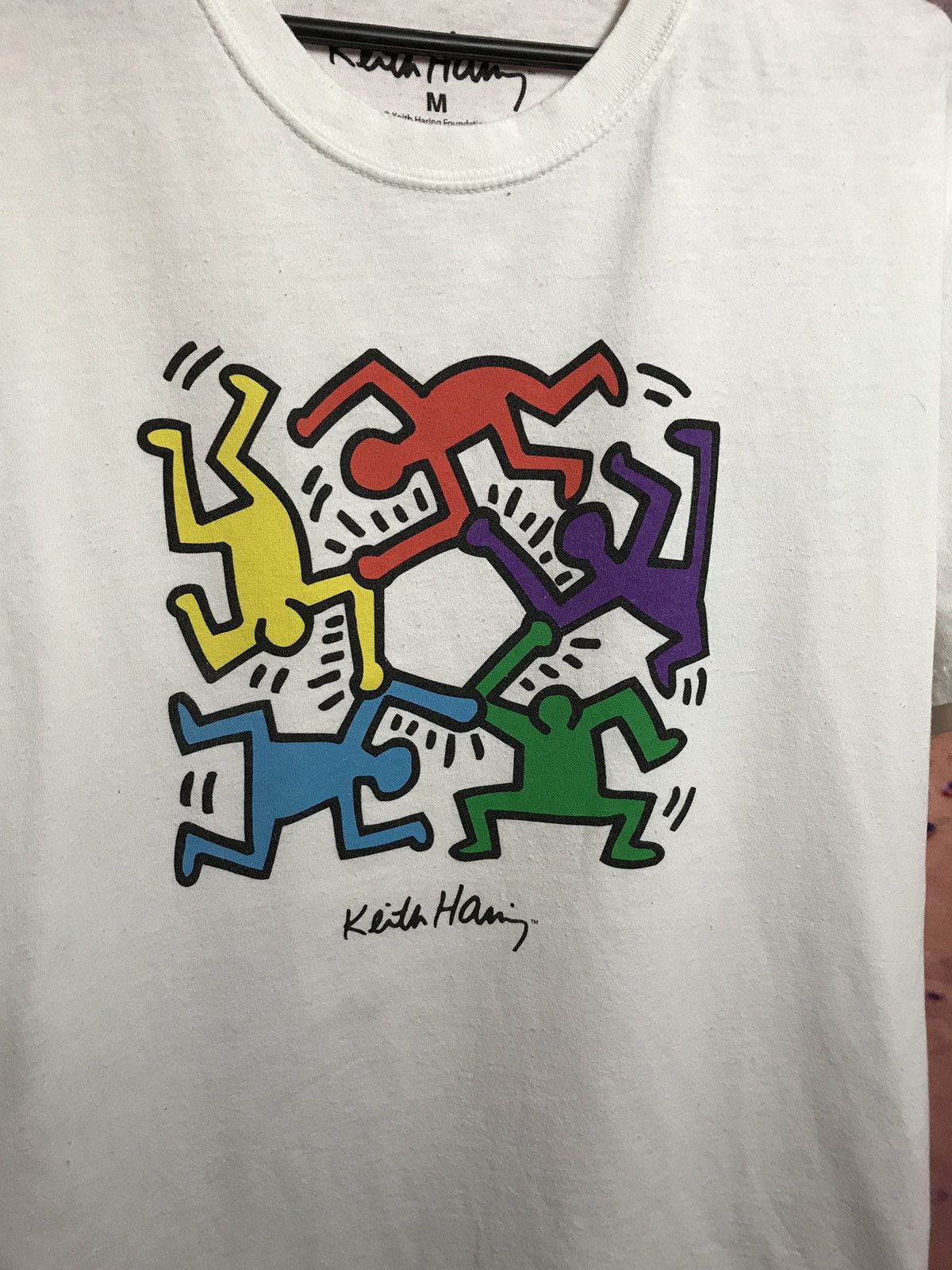 Keith Haring × Vintage Keith Haring streetwear tee Size US M / EU 48-50 / 2 - 3 Thumbnail