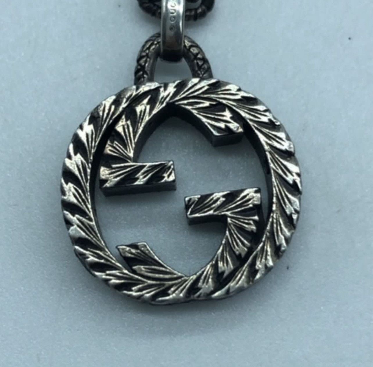 Gucci Gucci Interlocking G Pendant Necklace 925 Sterling Silver Size ONE SIZE - 4 Thumbnail