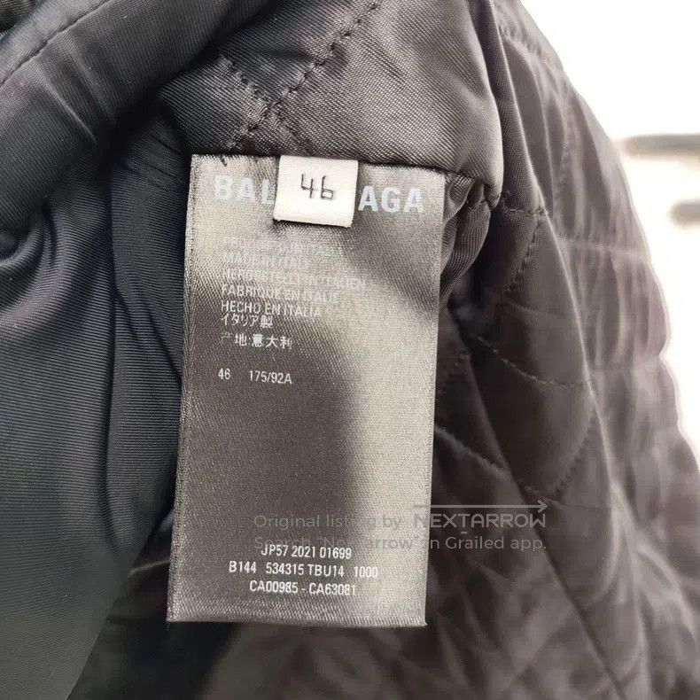 Balenciaga Balenciaga Black Wool Cotton Jacket Size US S / EU 44-46 / 1 - 4 Thumbnail