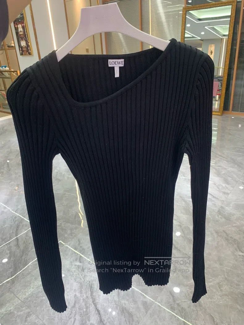 Loewe Loewe Black Knit Top Size M / US 6-8 / IT 42-44 - 1 Thumbnail