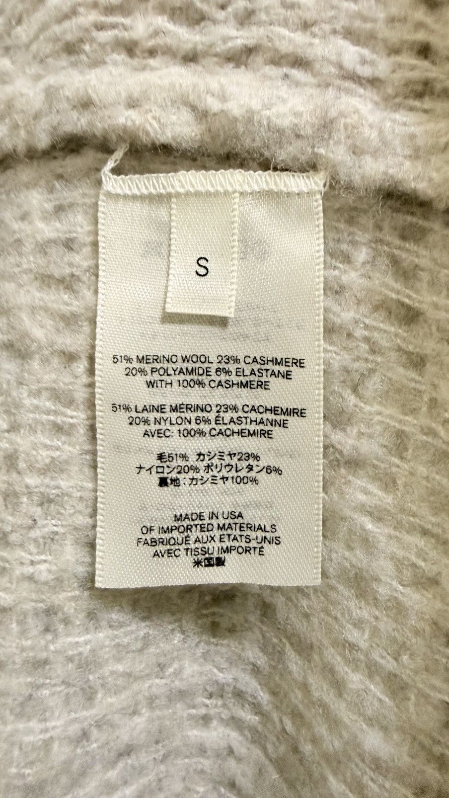 The Row NWT $2790 The Row Atra Bouclé Merino Wool Blend Cardigan Size S / US 4 / IT 40 - 3 Thumbnail