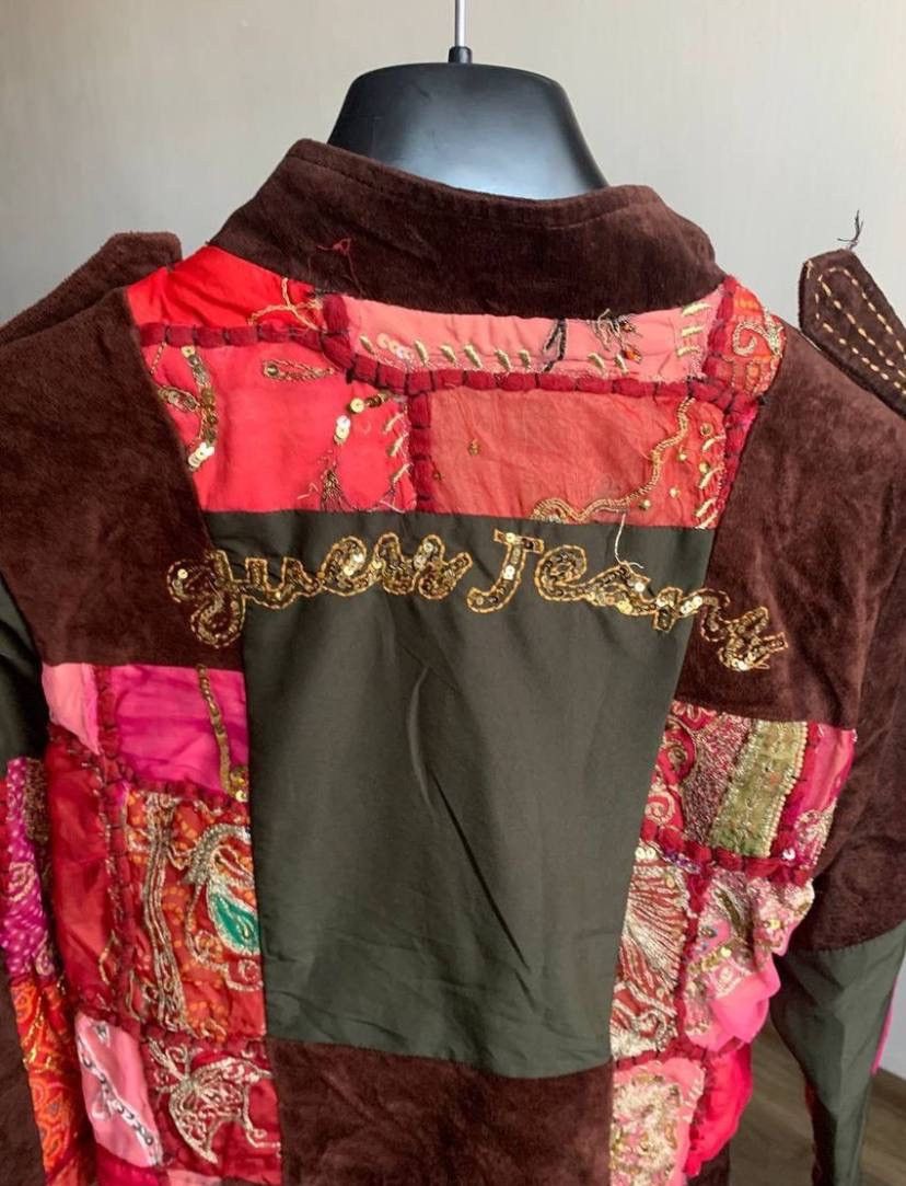 Guess Y2K GUESS AVANT GARDE Y2K PATCHWORK USA RETRO JACKET GLAMOUR Size M / US 6-8 / IT 42-44 - 13 Thumbnail