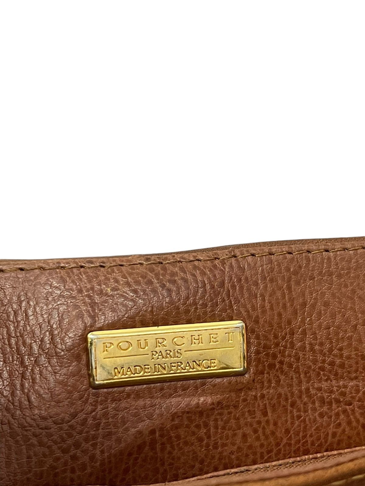 Comme des Garcons × Stussy Full Leather Vtg Pourchet Paris Cross Body Bag 9🟩 Size ONE SIZE - 23 Thumbnail