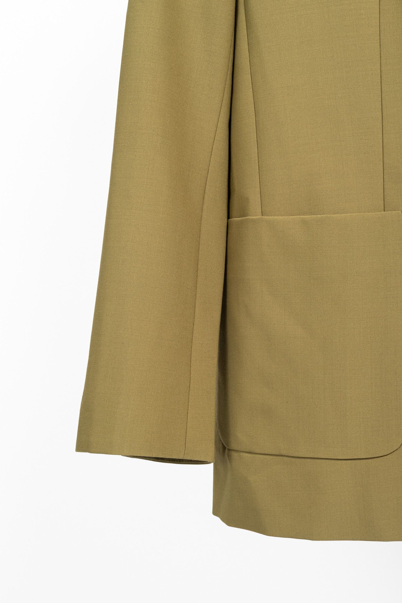 Tibi Tibi Max Dark Hazel Tropical-Wool Blazer Size S / US 4 / IT 40 - 6 Thumbnail