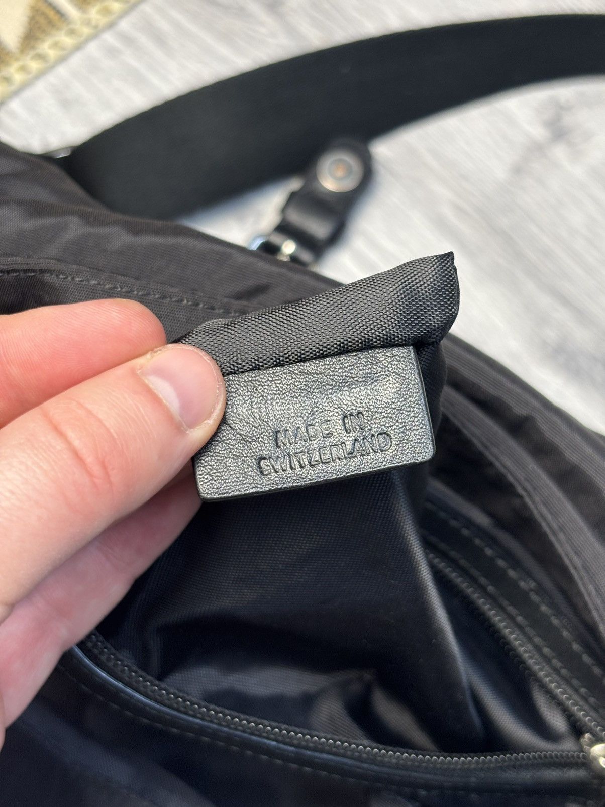Bally Bally Luxury nylon leather shoulder bag black Size ONE SIZE - 12 Thumbnail