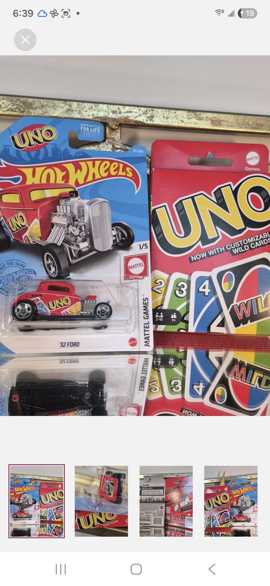 Other UNO Card & UNO Hot Wheels '32 Ford Toy Car Collectible Size ONE SIZE - 4 Thumbnail