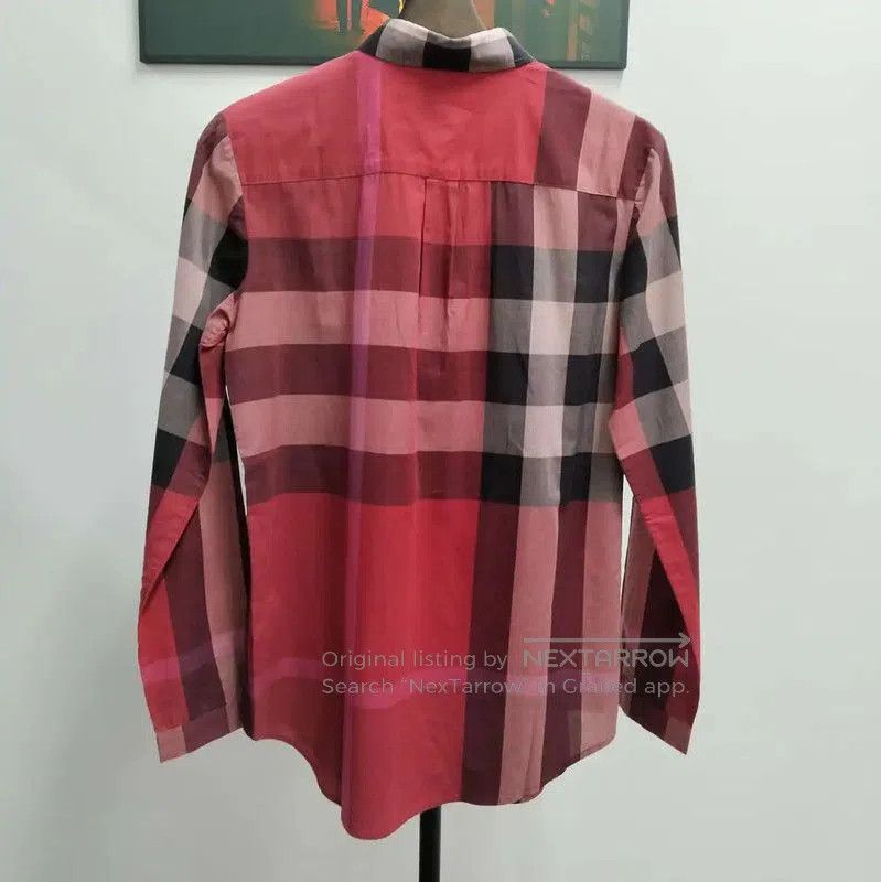 Other Burberry Red Long Sleeve Cotton Shirt. Size XS / US 0-2 / IT 36-38 - 2 Thumbnail