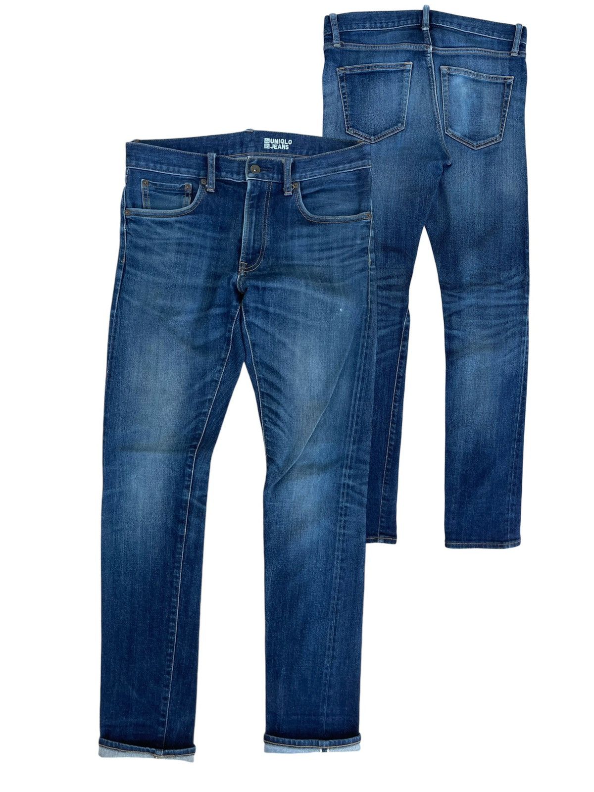 🔥 Uniqlo Selvedge Distressed Denim Vintage W32🔥