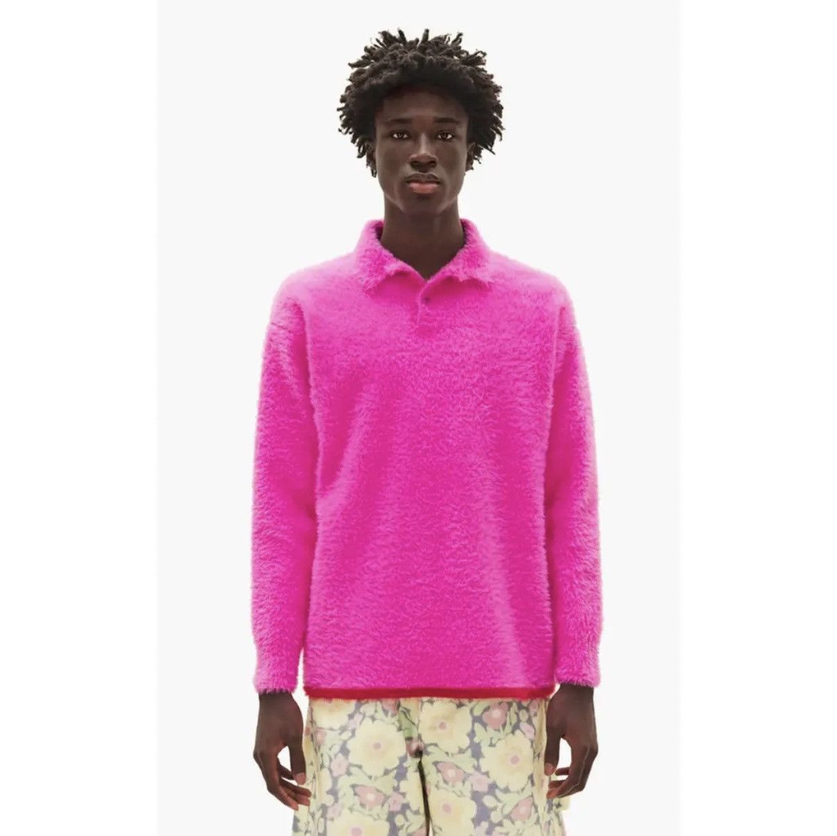 Jacquemus Pink Jacquemus Le Polo Neve Sweater Size US L / EU 52-54 / 3 - 1 Thumbnail