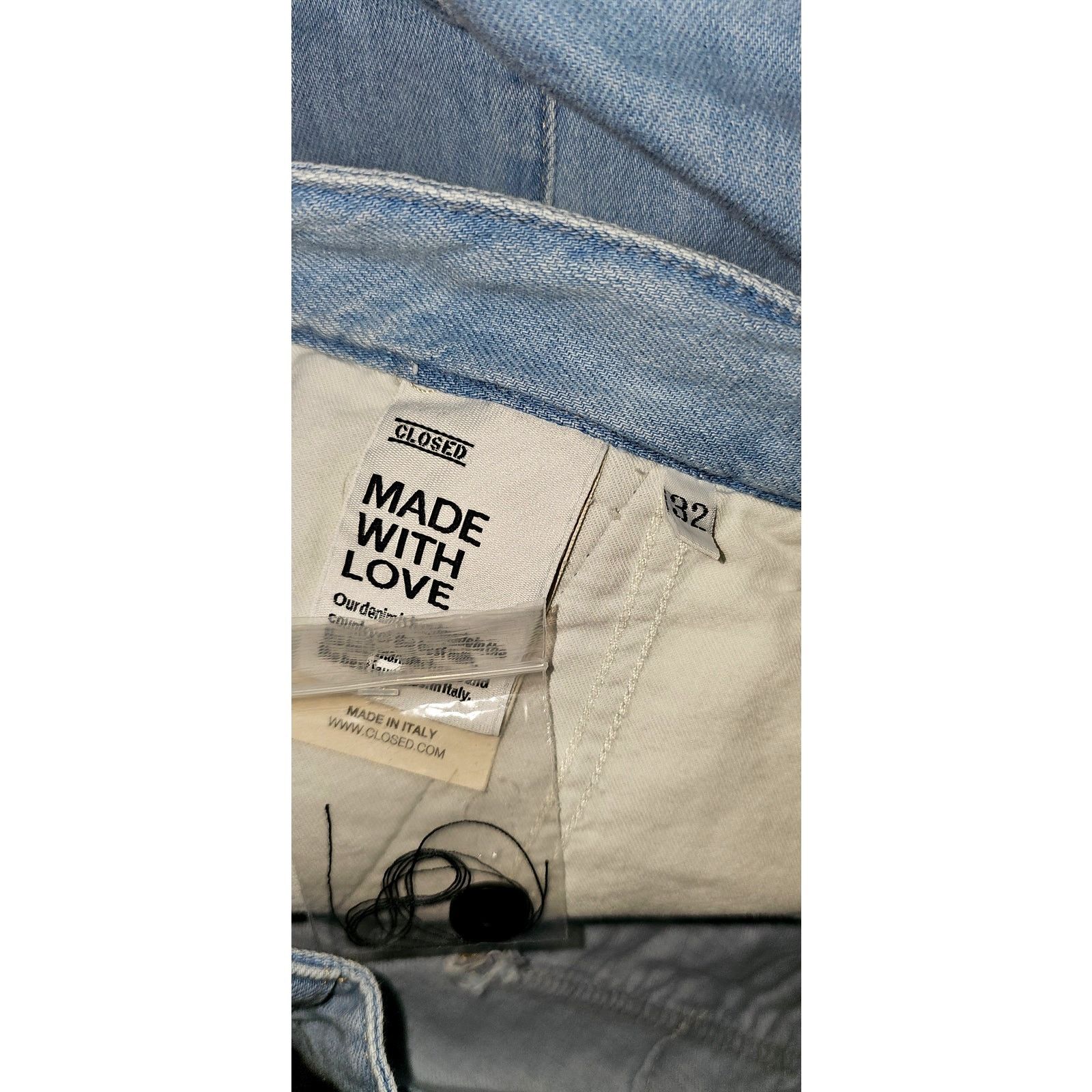 CLOSED New Free People Closed Ivo Jeans $345 SIZE 32 Light Blue Size 32" / US 10 / IT 46 - 6 Thumbnail