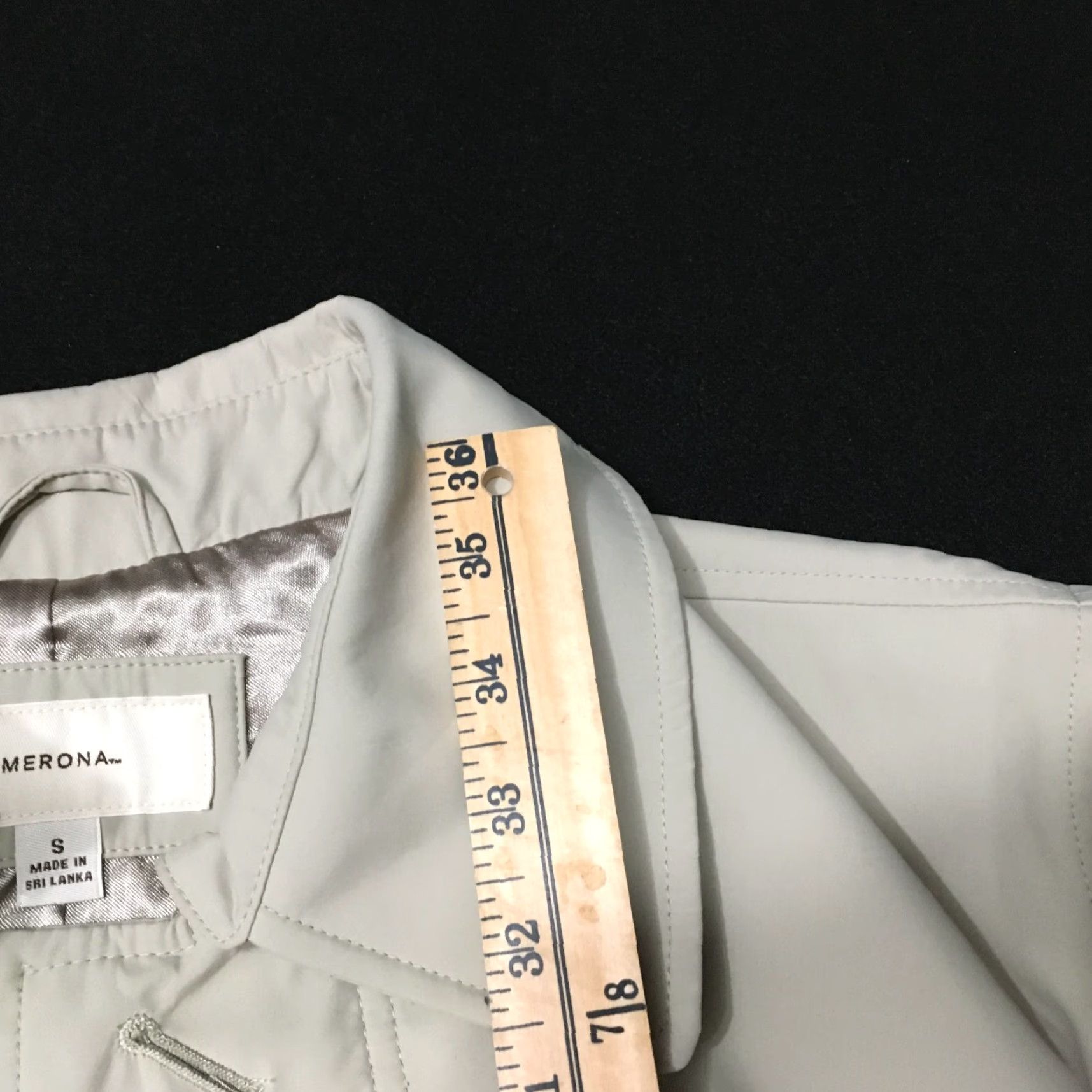 Merona Merona Trench Coat Jacket Tan Beige Long Sleeve Pockets Women S Regular XS? Size S / US 4 / IT 40 - 4 Thumbnail
