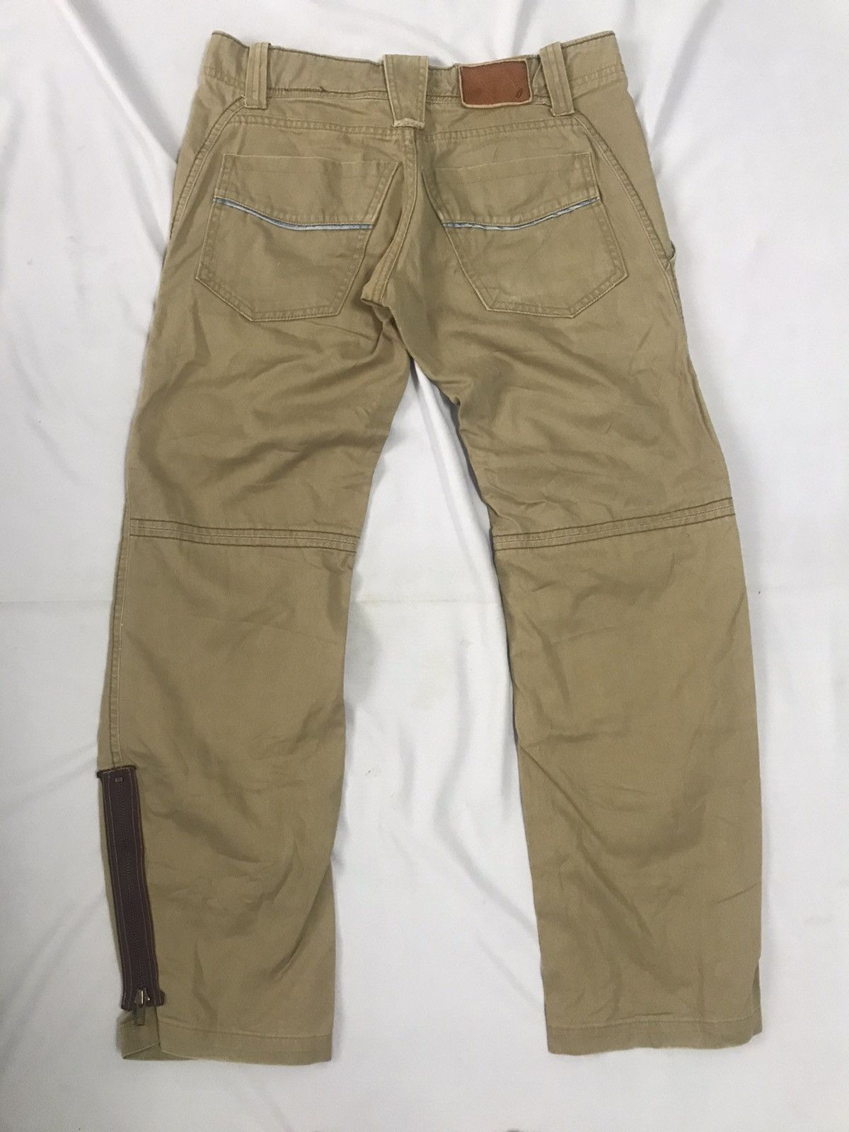 Indian Motorcycle × Japanese Brand Indian Biker Motorcycle Pants - Flare Leg Zipped Trousers Size US 30 / EU 46 - 5 Thumbnail