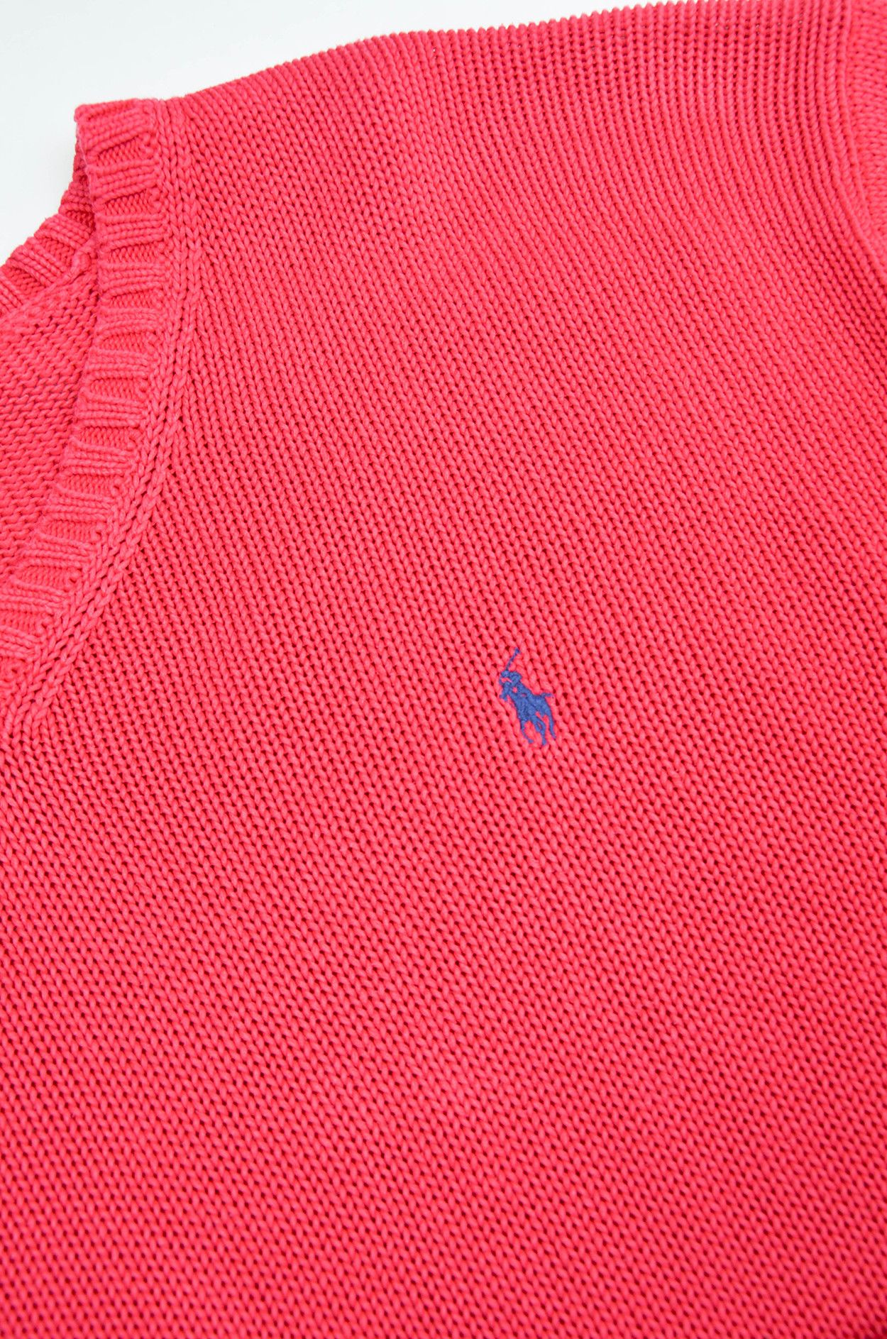 Polo Ralph Lauren Polo Ralph Lauren Cotton Sweater – Coral Red – Size XL Size US XL / EU 56 / 4 - 5 Thumbnail