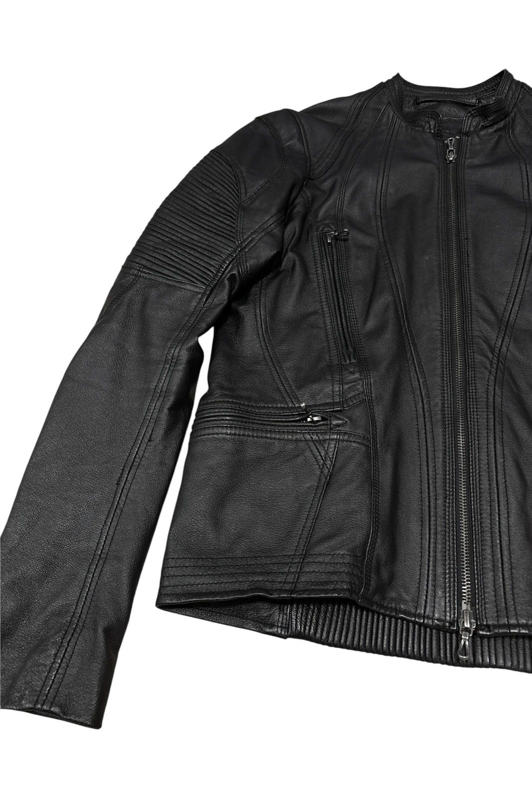 GOA Goa buffalo leather multizip biker motorcycle jacket Size US S / EU 44-46 / 1 - 10 Thumbnail