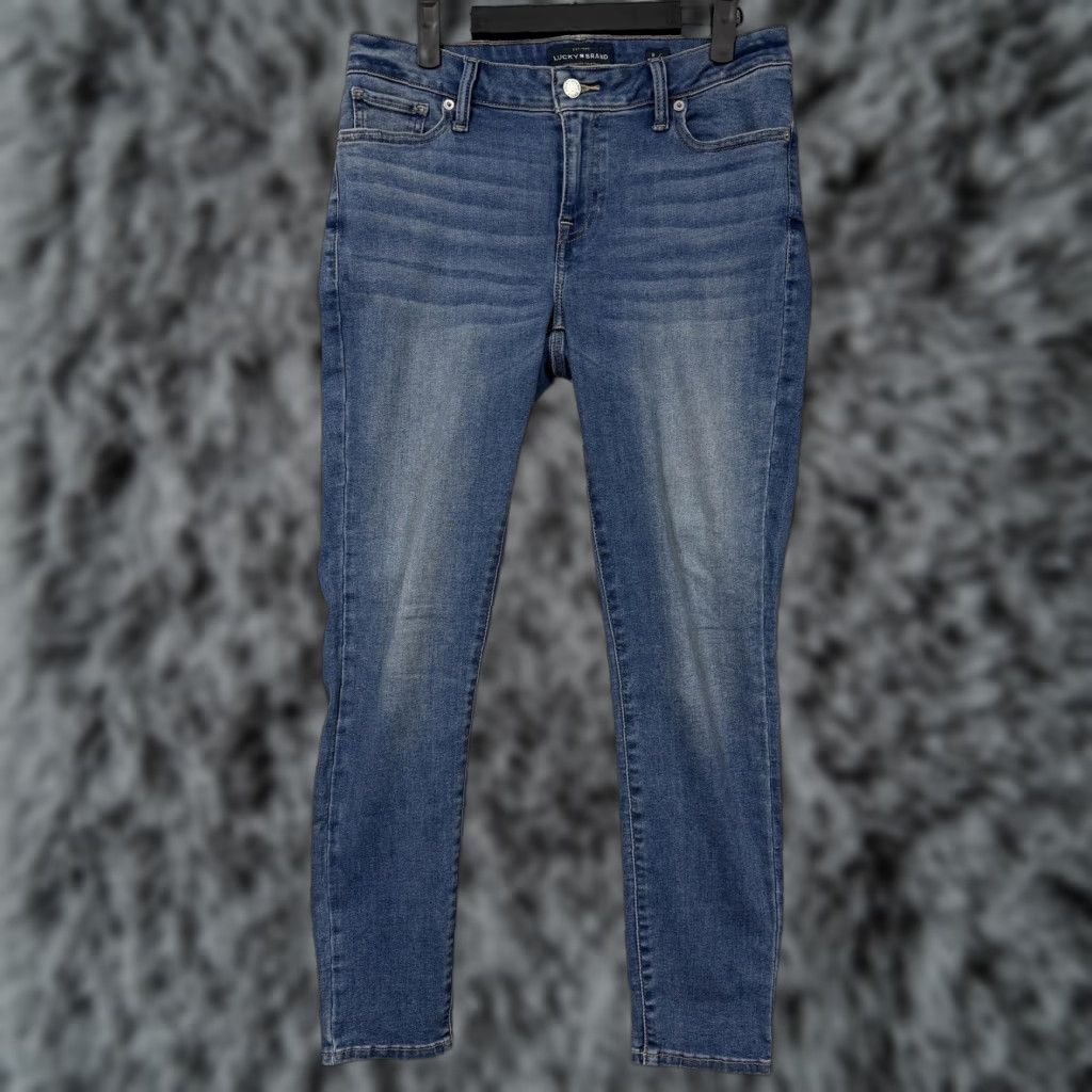 Lucky Brand Lucky Brand Lolita Super Skinny Jeans Womens 8/29 Blue Mid Rise Stretch Denim Size 30" / US 8 / IT 44 - 1 Thumbnail