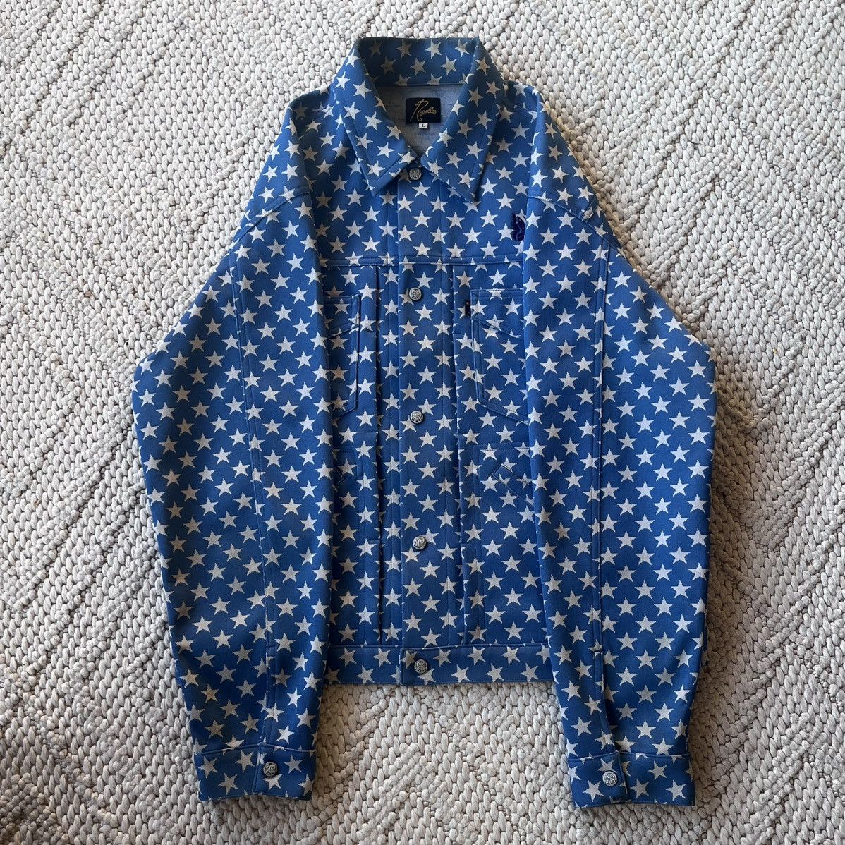 Needles Needles SS23 ‘penny jean’ blue button up light jacket Size US L / EU 52-54 / 3 - 2 Thumbnail