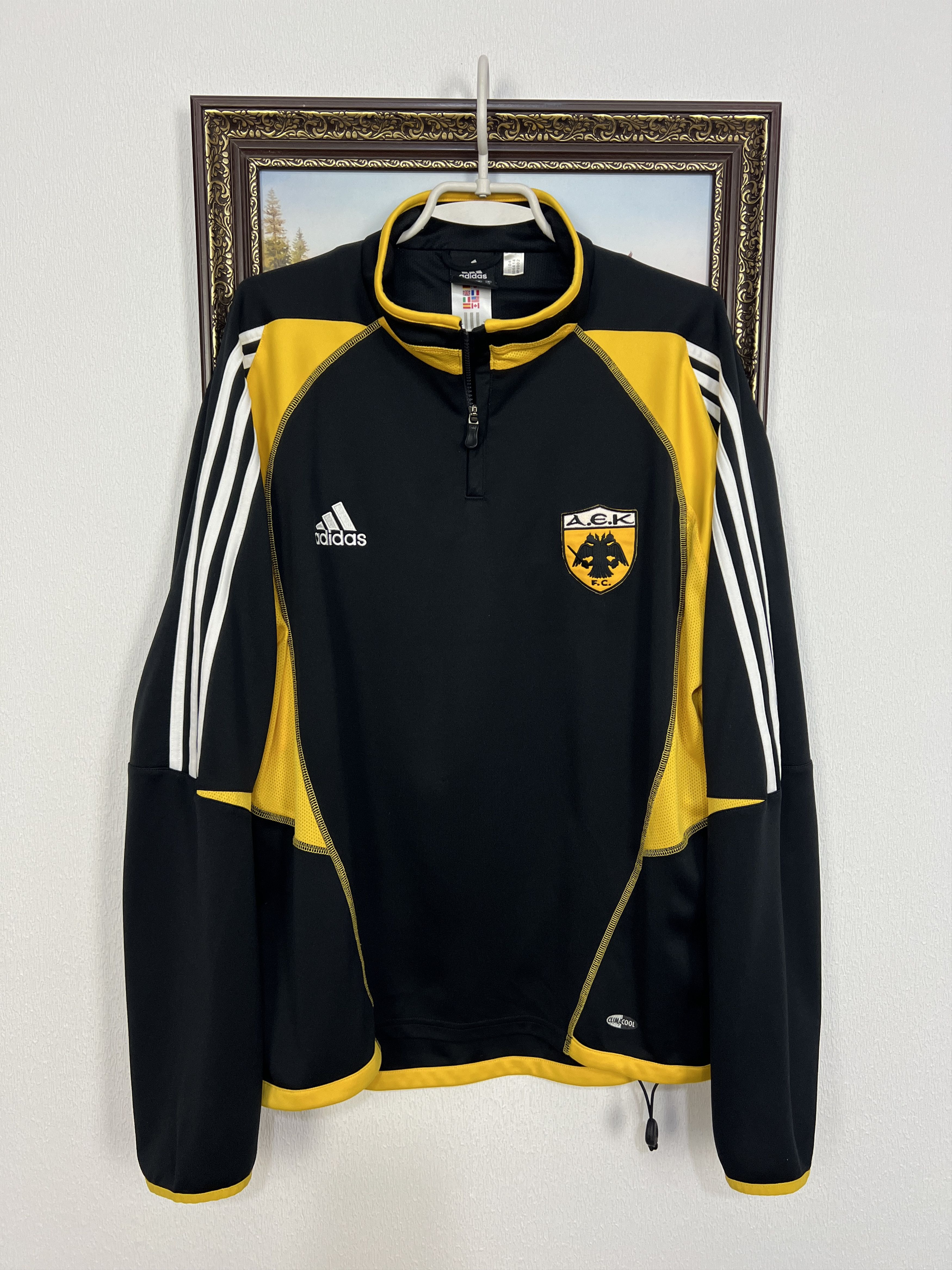 Adidas AEK Athens Football Train Jacket Soccer Track Top Rare Size US XL / EU 56 / 4 - 1 Thumbnail