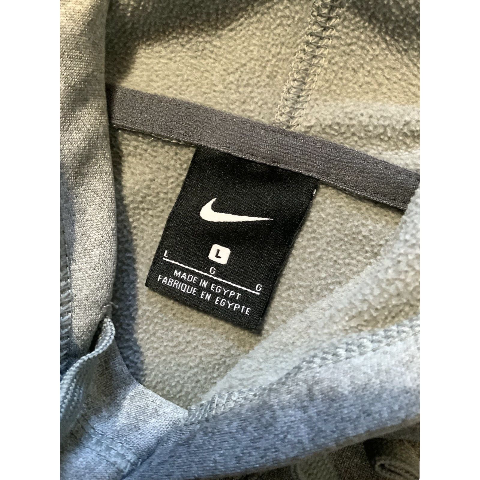 Nike VINTAGE Nike Air Jordan Take Flight Challenge Jumpman Basketball Fleece Hoodie Sz. L Gray Mens Pullover Sweatshirt 50in Chest 28in Size US L / EU 52-54 / 3 - 6 Thumbnail