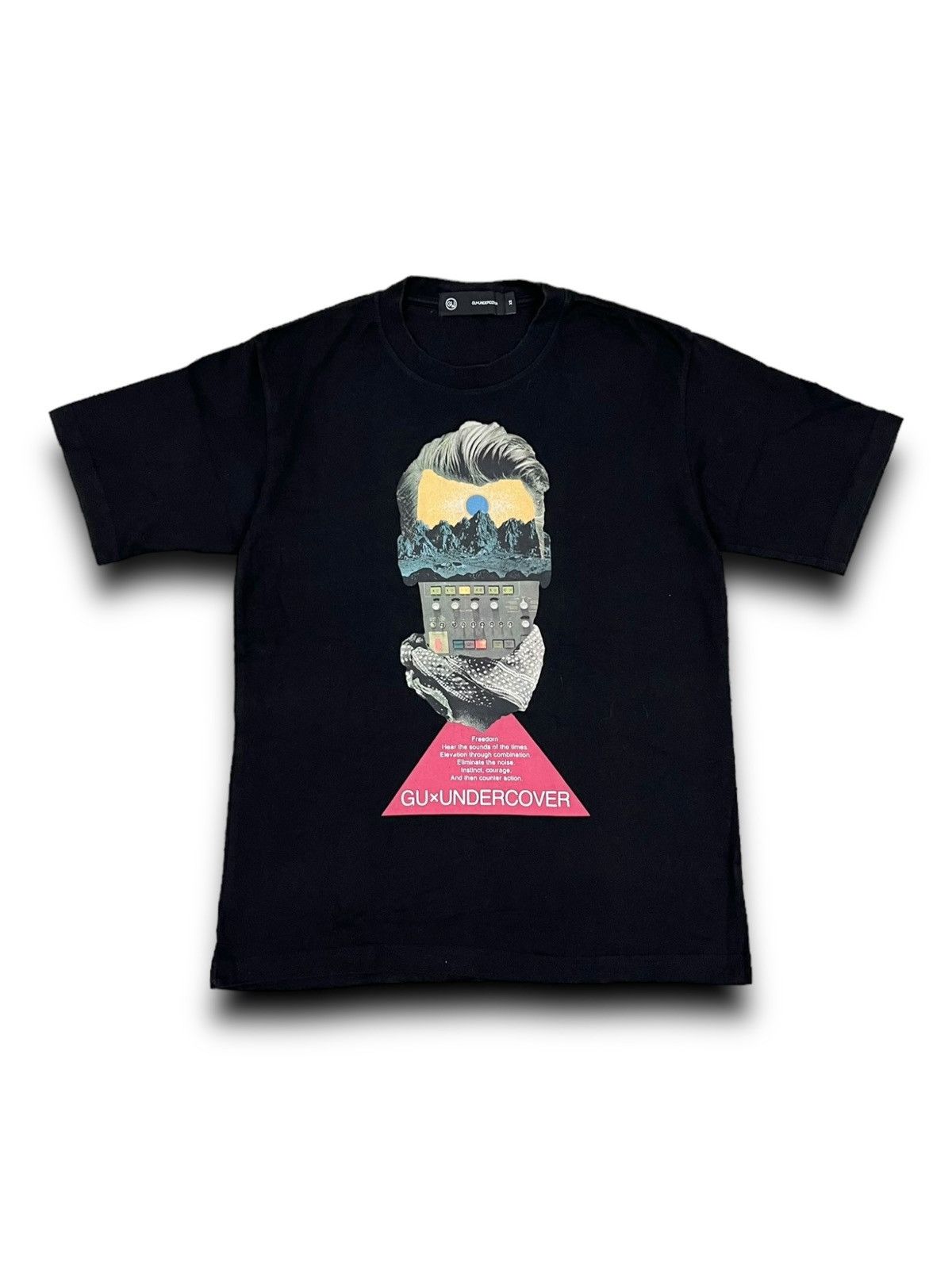 image of Gu X Undercover Shirt in Black, Men's (Size XS)