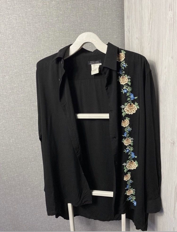 Japanese Brand × Yohji Yamamoto Rare Y's Yohji Yamamoto flower pattern oversized shirt Size US L / EU 52-54 / 3 - 11 Thumbnail