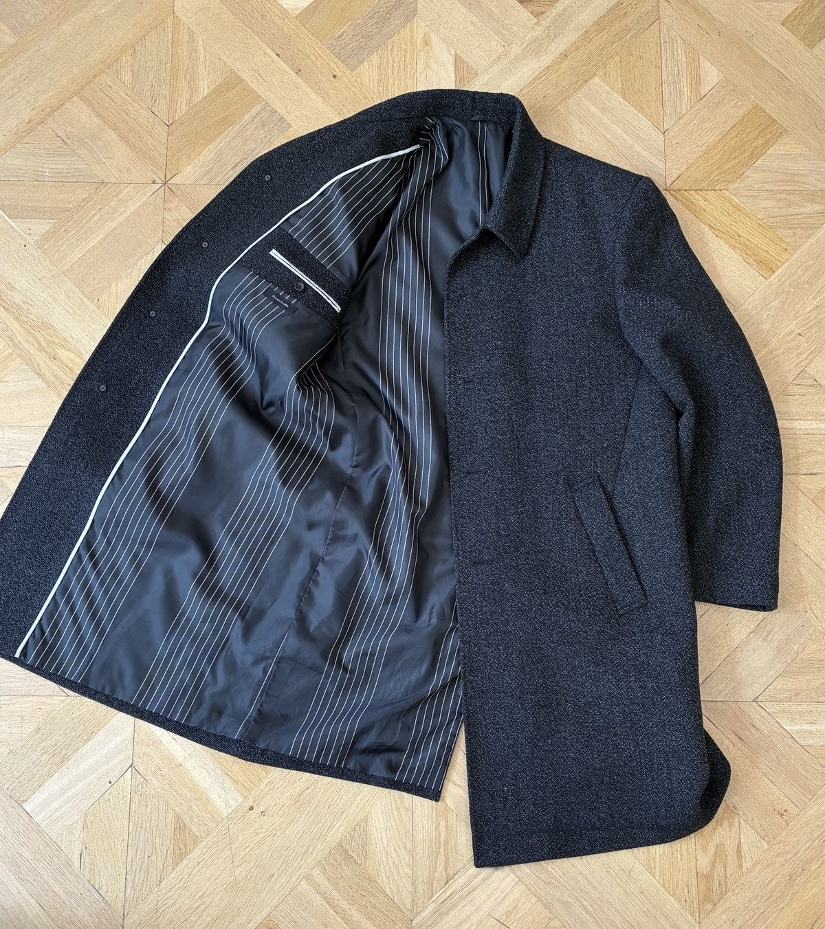 Other Charcoal Wool Overcoat – Classic Fit, Size 54 Size US L / EU 52-54 / 3 - 4 Thumbnail
