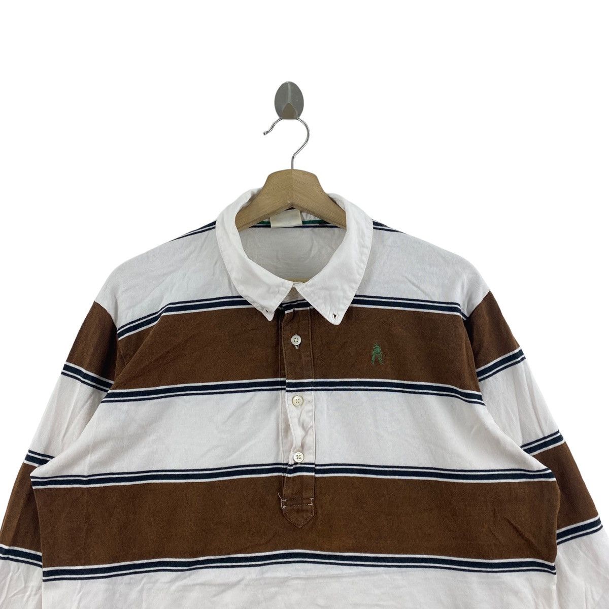Vintage Vintage DRIZA-BONE Australian Brand Stripes Button Up Collar Size US XL / EU 56 / 4 - 2 Thumbnail