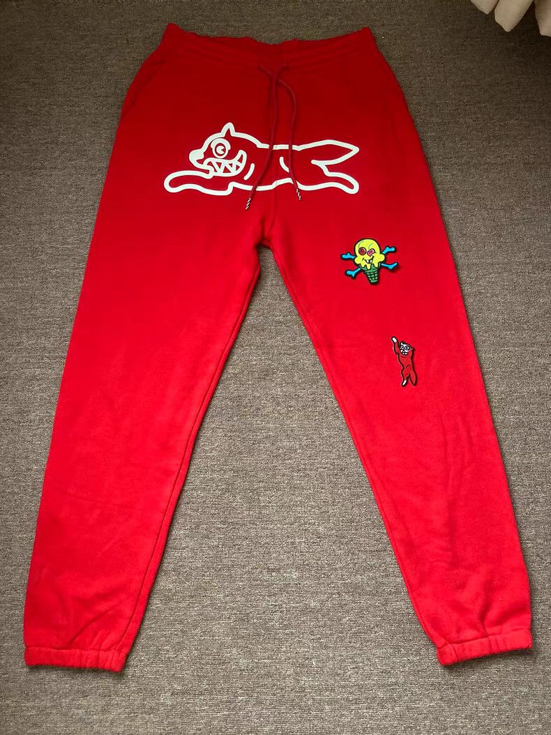Billionaire Boys Club BBC ICE CREAM White & Red Flying Dog Sweatpants Size US 34 / EU 50 - 1 Thumbnail