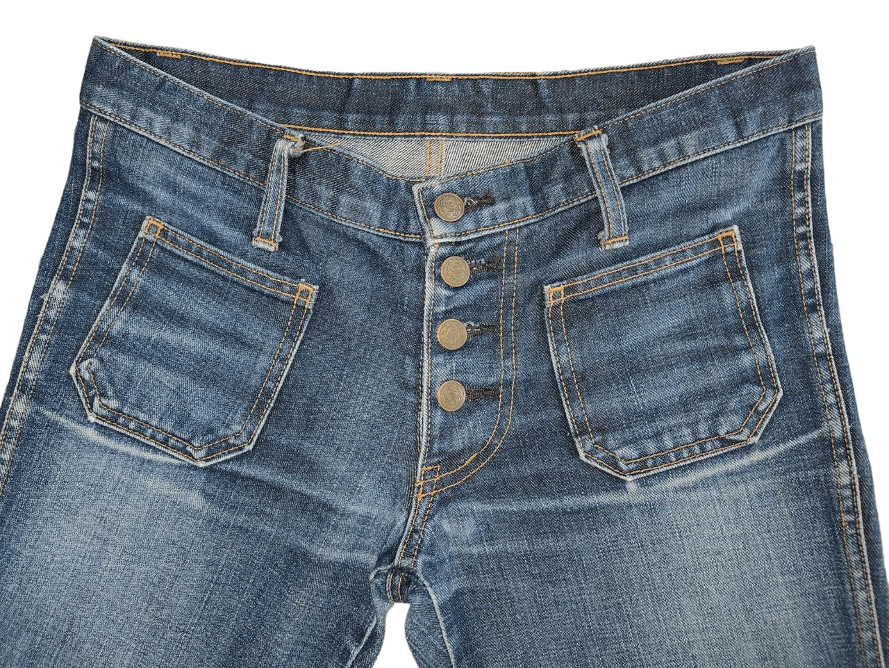 Japanese Brand ❎ Flare Japanese Denim Size 31" - 6 Thumbnail